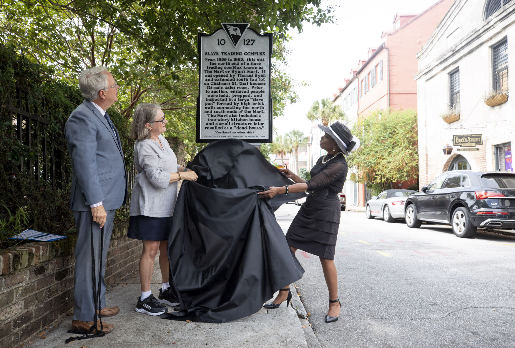 Slave Mart Historic Sign Unveiling Queen St.JPG (copy)